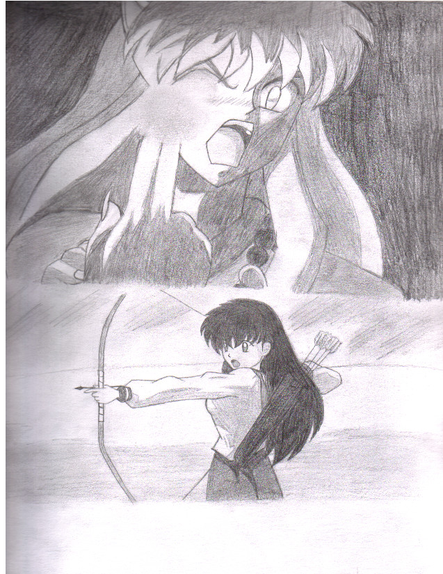 Father's Grave and Kagome's Aim by Sulecca