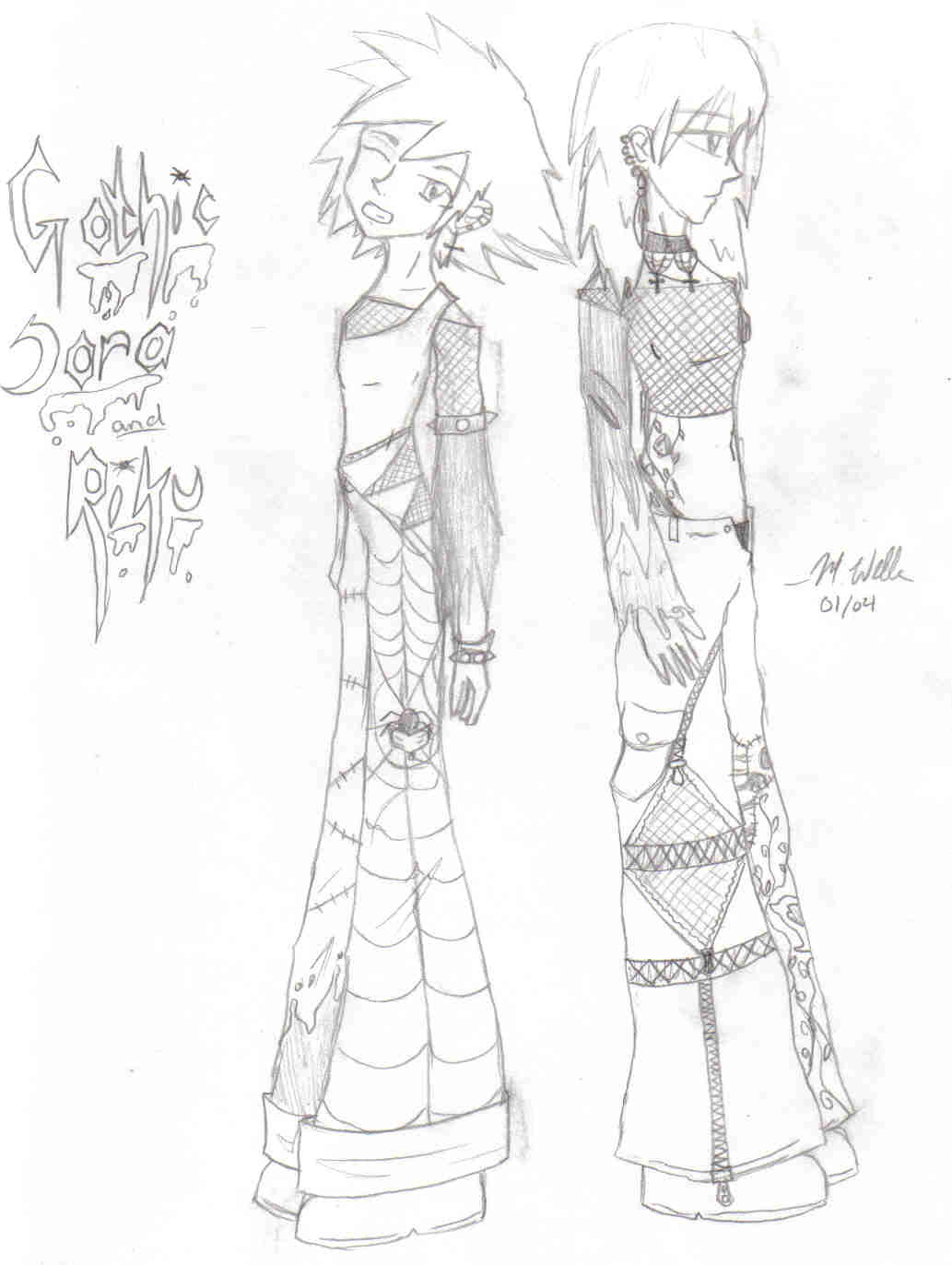 Gothic Riku and Sora by SumaMaehara