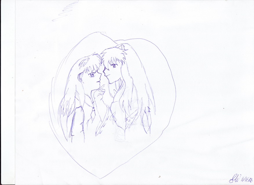 Inuyasha and Kagome by Summer_Winds