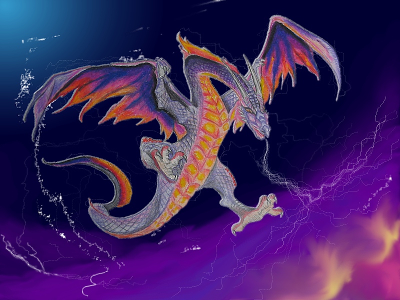 Stormscape Dragon by SunStorm