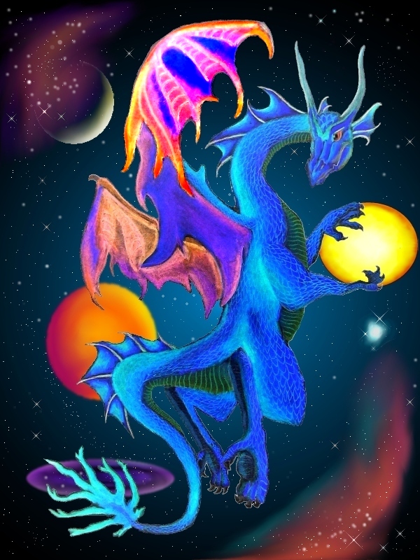 Starscape Dragon by SunStorm