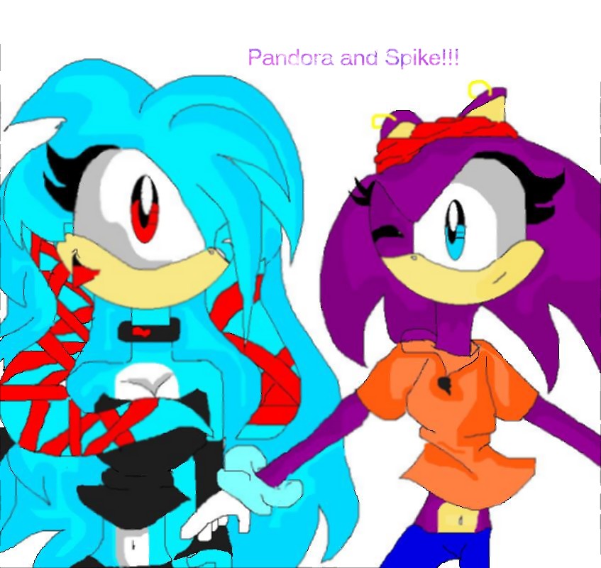 Pandora and Spike did on Photo impression by Sunflower_the_Hedgehog