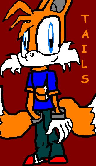 Tails wearin' clothes! by Sunshine_Fox