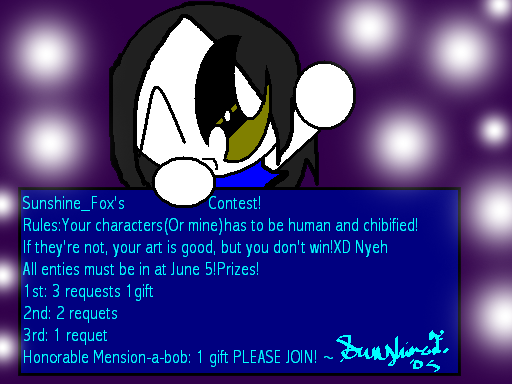 My contest, plz join by Sunshine_Fox