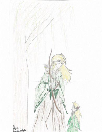 Legolas and his daughter, Ayda by SuperSam1296