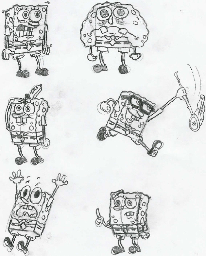 The many emotions of SpongeBob by SuperSponge69