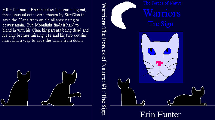 Warriors fan fiction book cover by Supergirl974