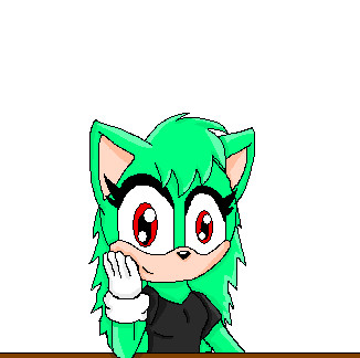 a lil younger Unknown the hedgehog by Sutaru