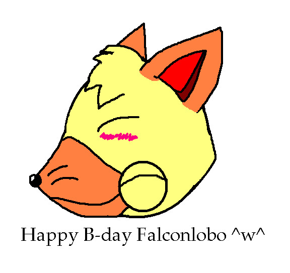 B-day gift for Falconlobo by Sutaru