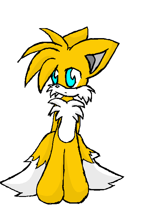 Tails on MS paint by Sutaru