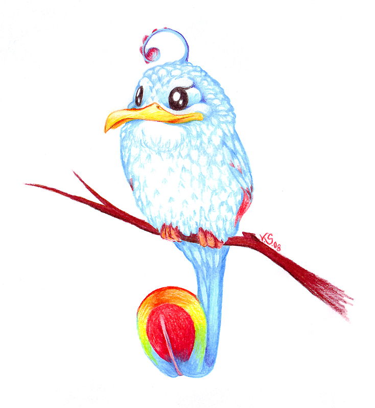 Colourful Bird by SuziDragonlady