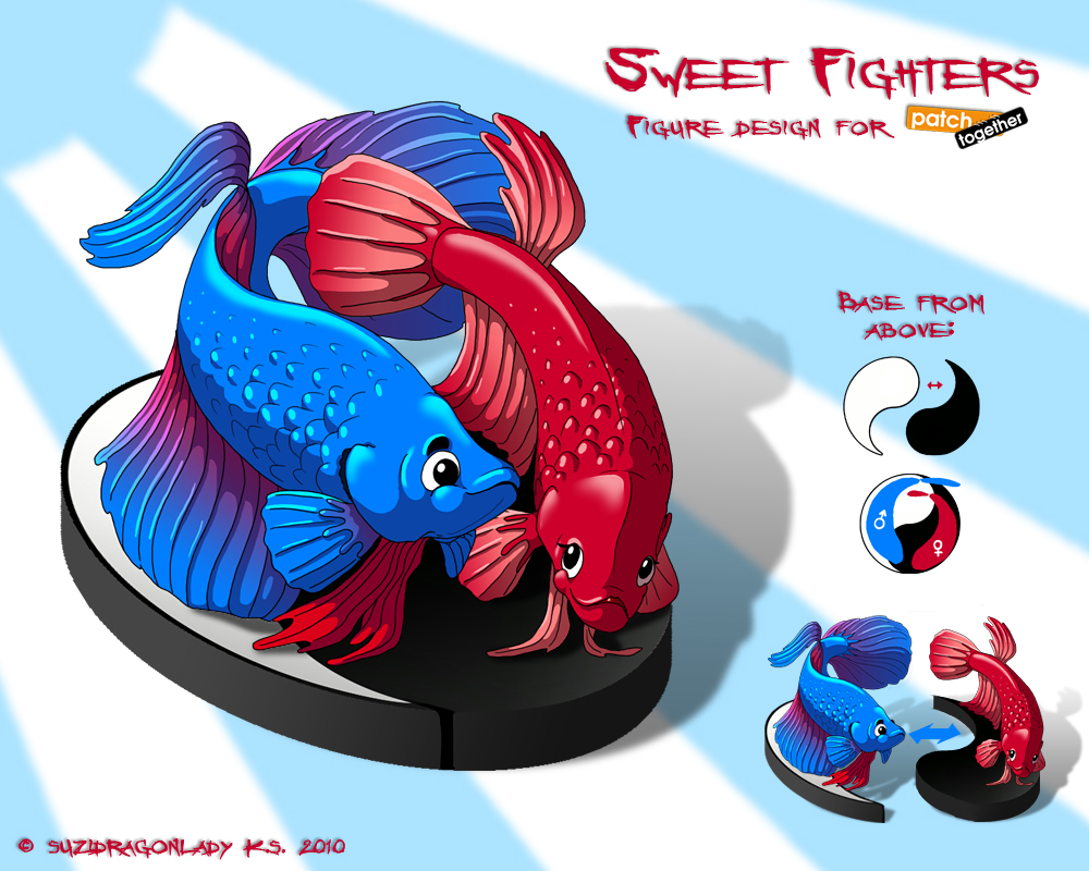 Sweet Fighters - Figure Design by SuziDragonlady