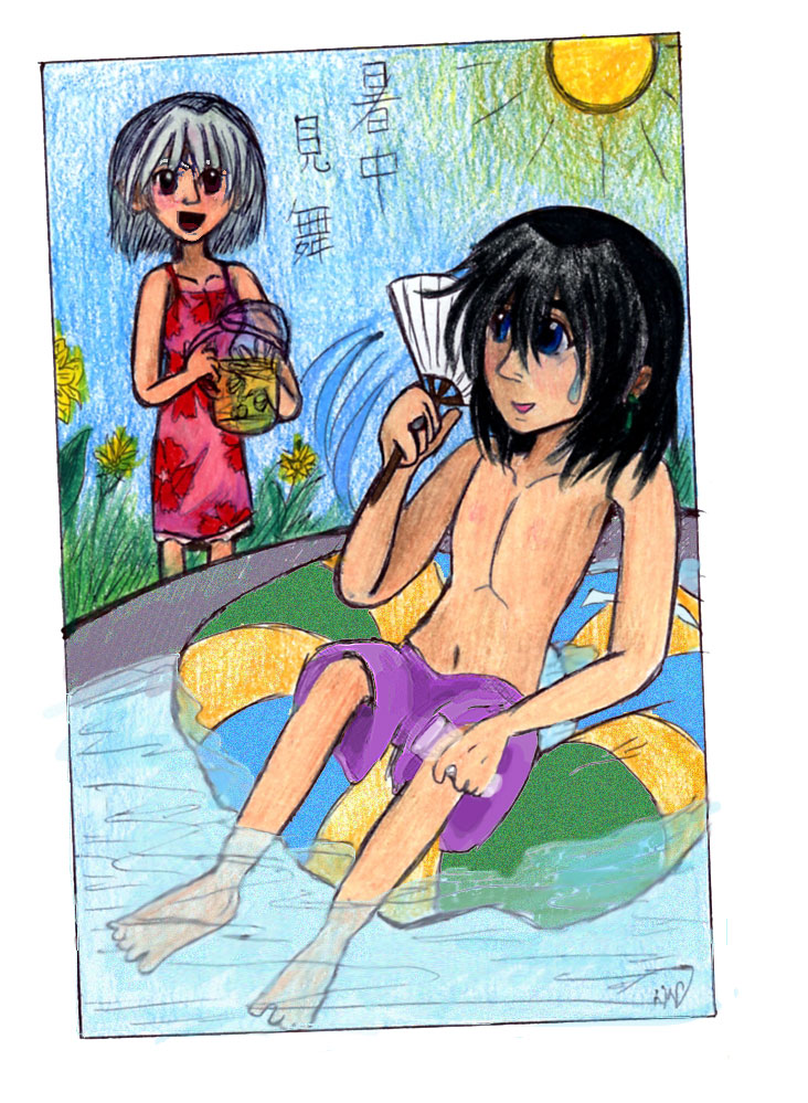 Howl and Sophie in the Summer by Suzume