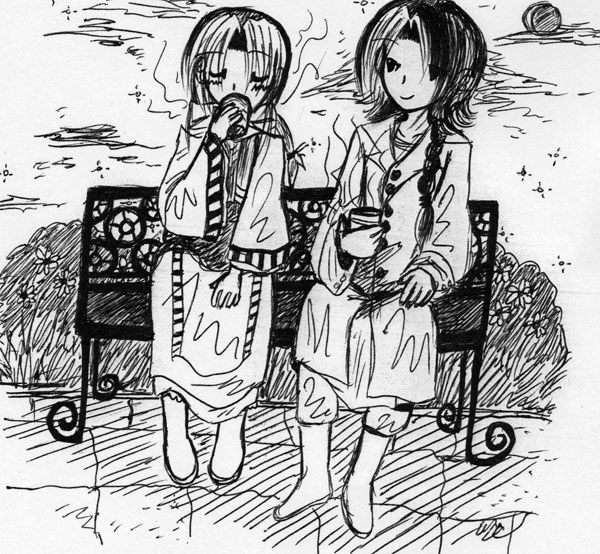 Asa and Hikami by Suzume