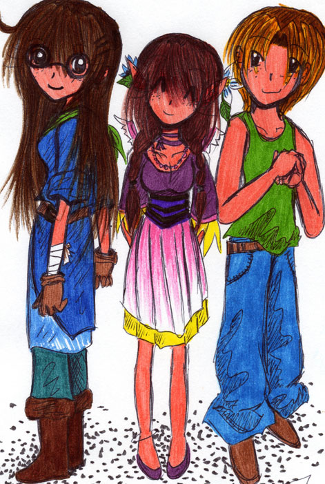 Three Friends by Suzume