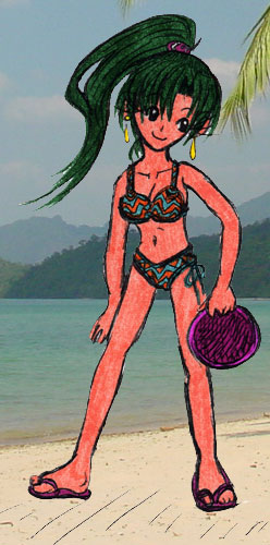 Lyn on the Beach by Suzume