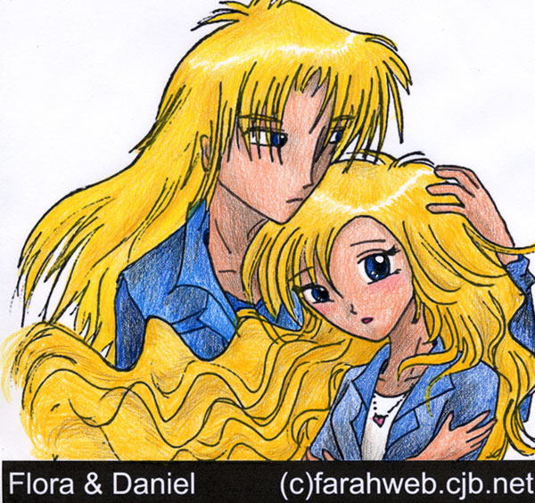 Flora and Daniel Colored by Suzume