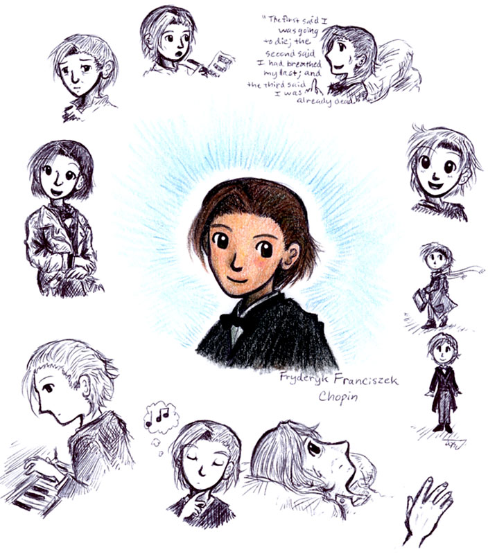 Chopin Doodles by Suzume