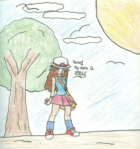 Pokemon girl Trainer by SweetPinkHorse