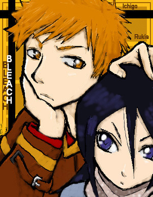 Ichigo and Rukia by SweetenedSpice