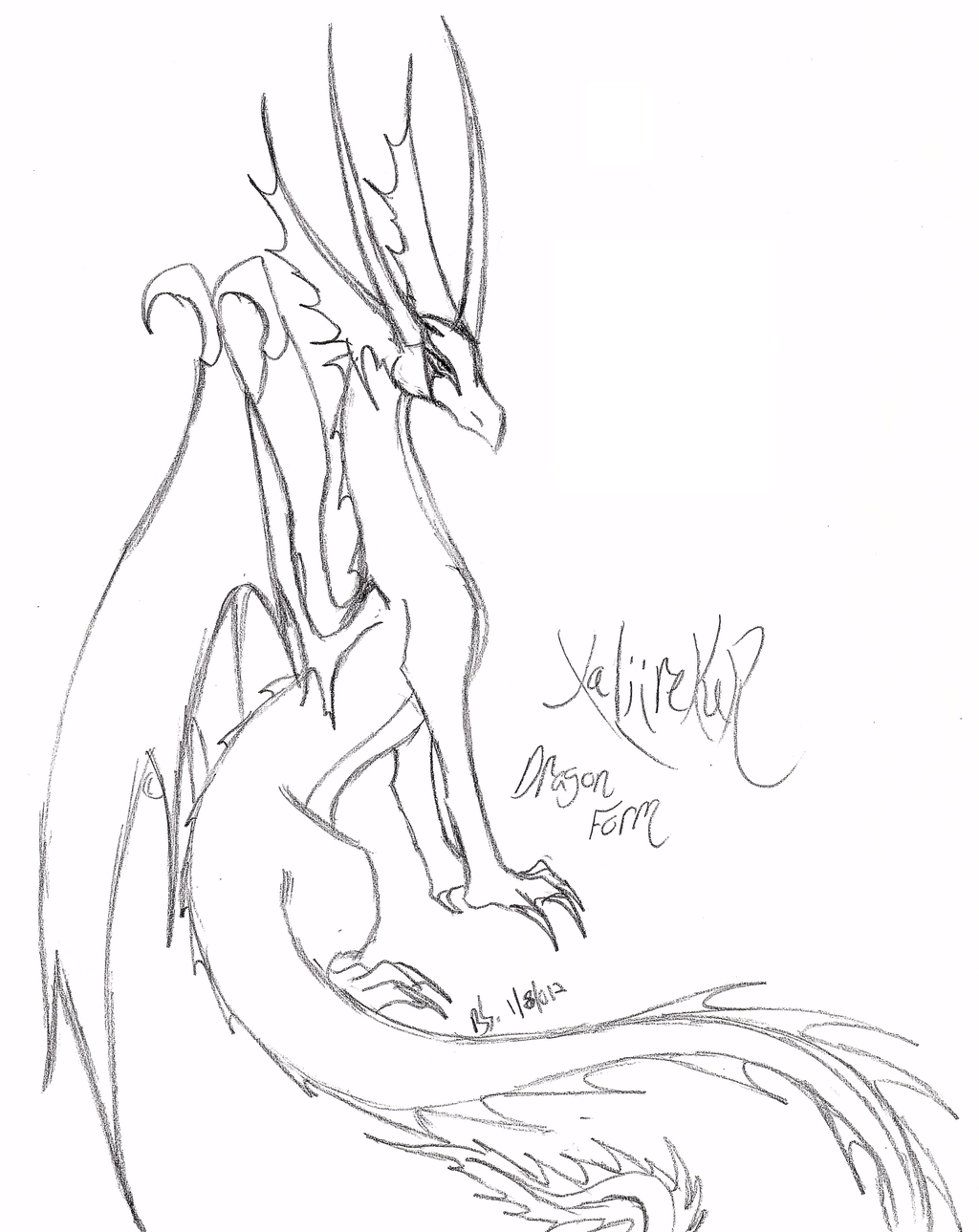 Xaliirekur's dragon form by SweetxinsanityxSarah