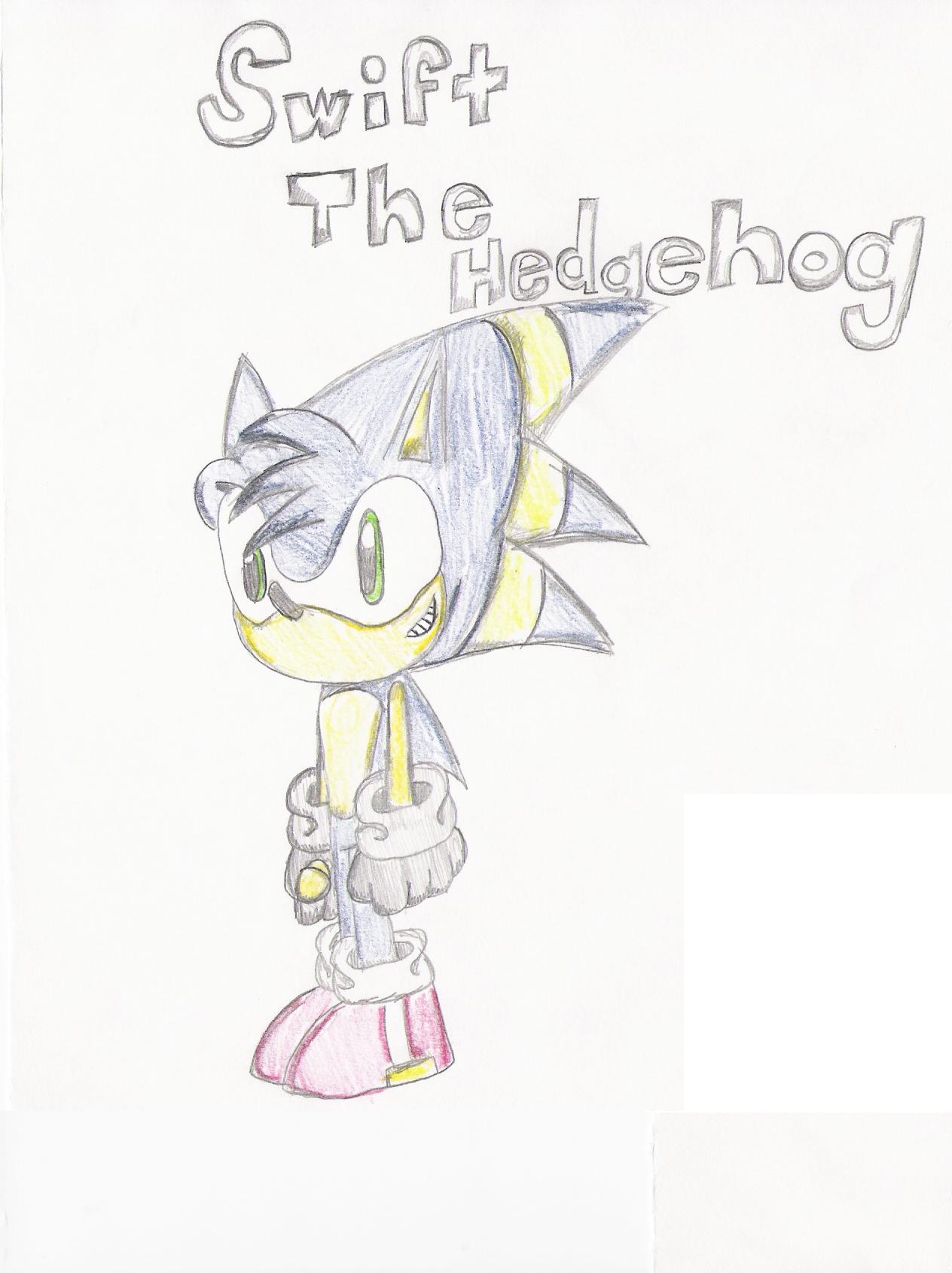 swiftthehedgehog (colored) by Swiftthehedgehog