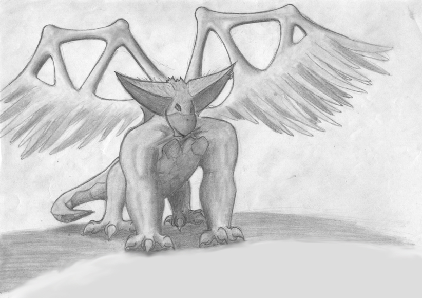 A griffin type creature by Symi