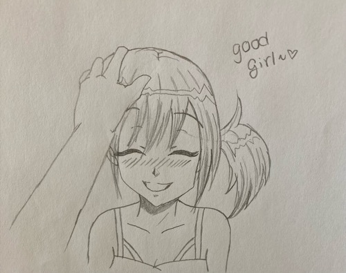 Headpats for a good girl by SyphaDantes