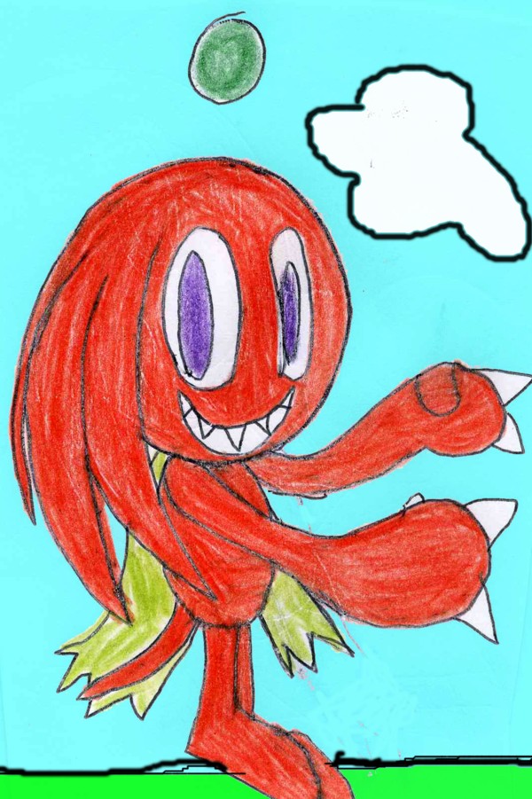 knuckles as a chao by sabrinat14