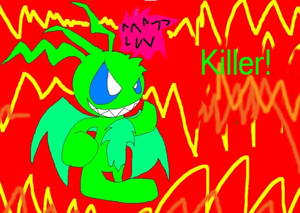 Killer the chao! ( forChaolover789's contest) by sabrinat14