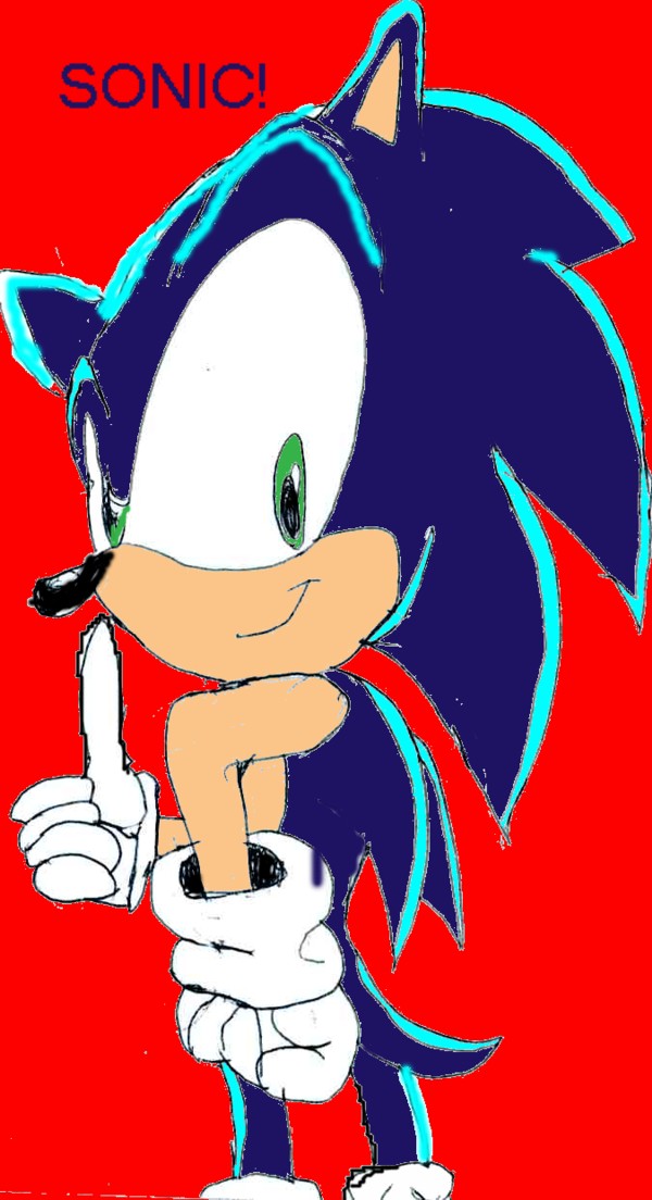omg! it's sonic the hedgehog! by sabrinat14