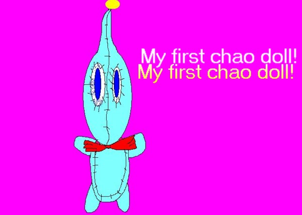 My first chao doll! by sabrinat14