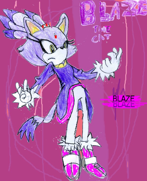 Again, Blaze The Cat. by sabrinat14