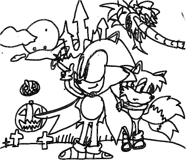 A Sonic Halloween! by sabrinat14