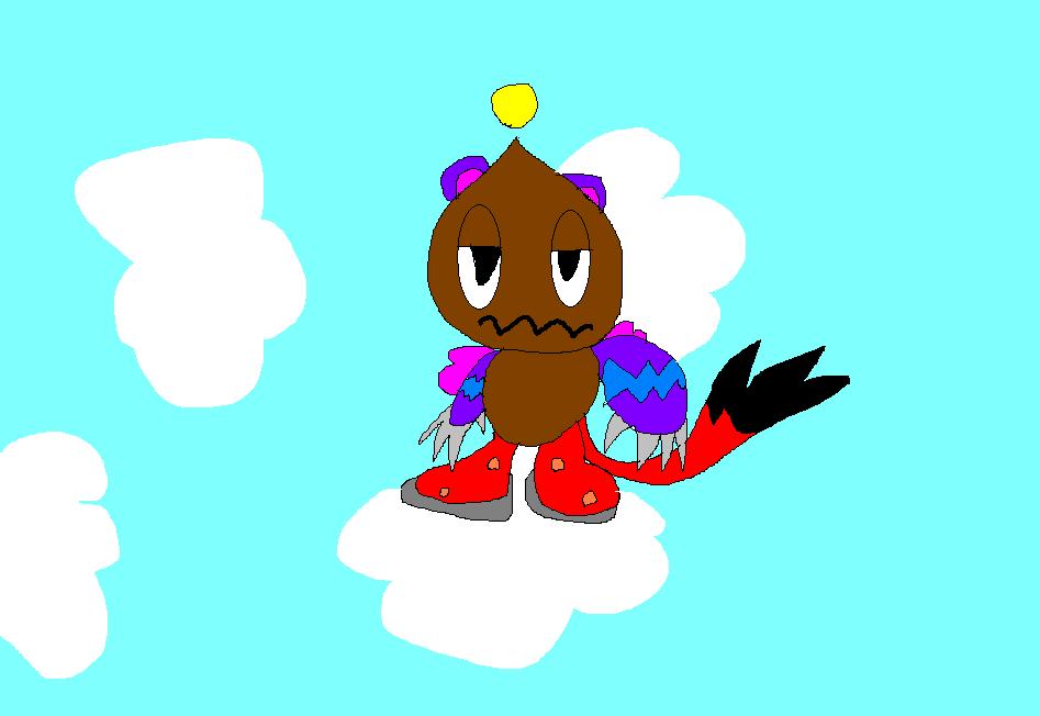 I made up a chao named Cham!!! by sabrinat14