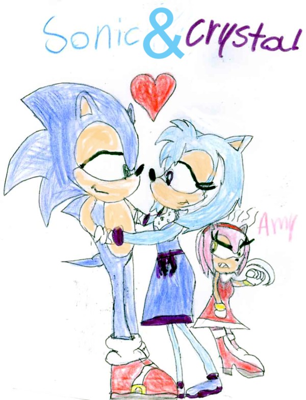 Sonic&Crystal!(lilsoniclover's request) by sabrinat14