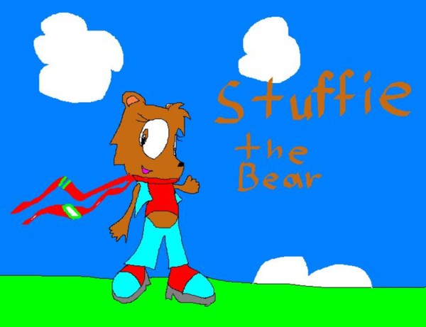 Stuffie the Bear! (My other original character) by sabrinat14