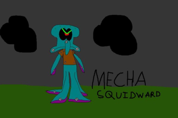 MechaSquidward!!!(Jo95's request) by sabrinat14