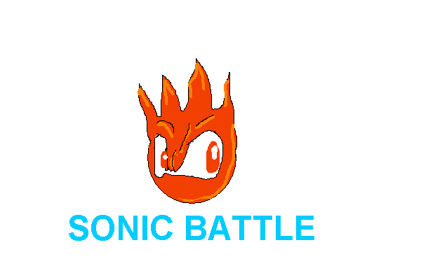 sonic battle logo!!!! by sabrinat14