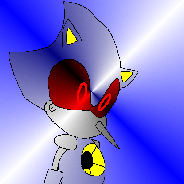 My Shineyest Pic Of MetalSonic Ever by sabrinat14