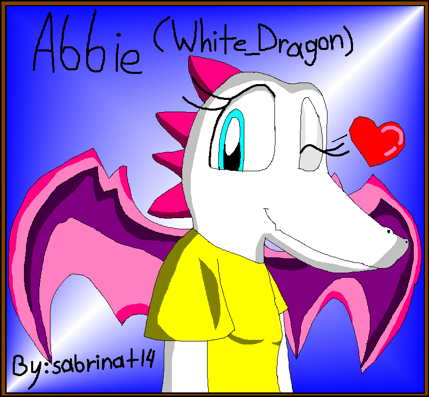 Abbie the White Dragon*Gift for White_Dragon* by sabrinat14