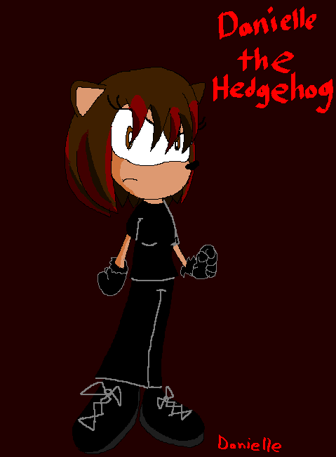 The New Style of Danielle the Hedgehog by sabrinat14