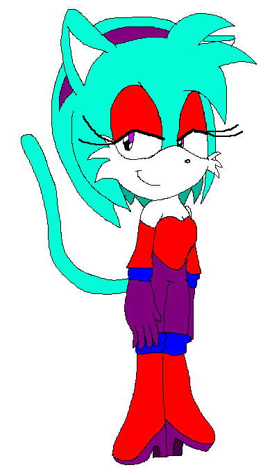 Liz the Cat(one of my original Sonic characters) by sabrinat14