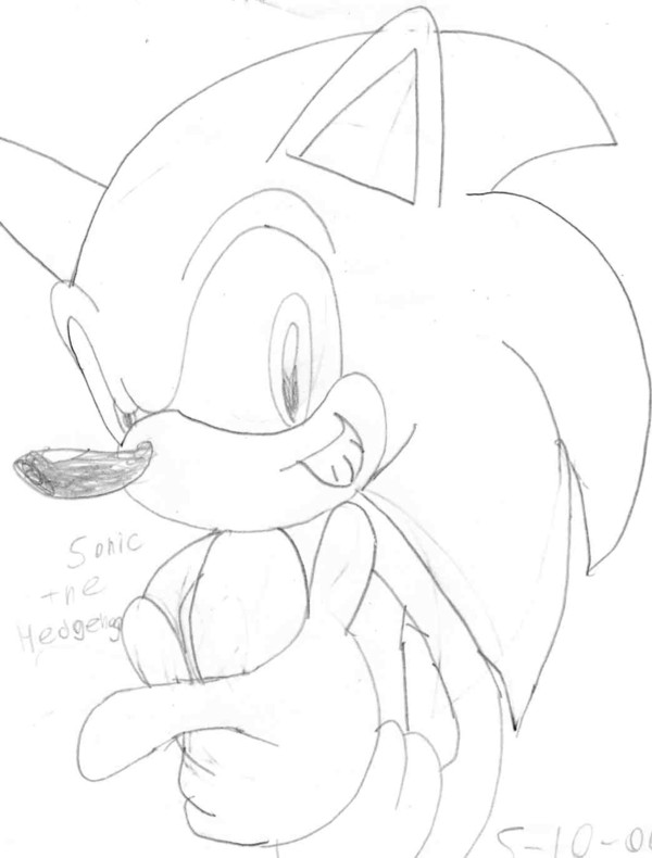Sonic sketch by sabrinat14