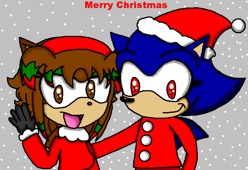 Merry Christmas from Danielle and Metal by sabrinat14