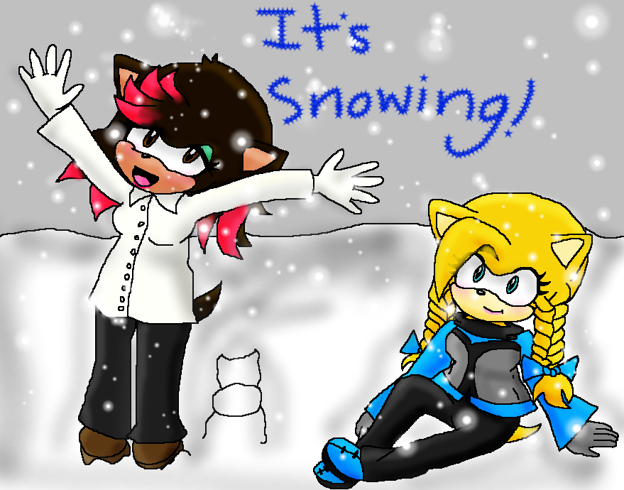 It's snowing! by sabrinat14