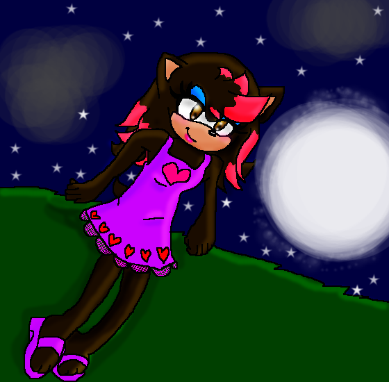 Danielle in the moonlight *request from curlyfry* by sabrinat14