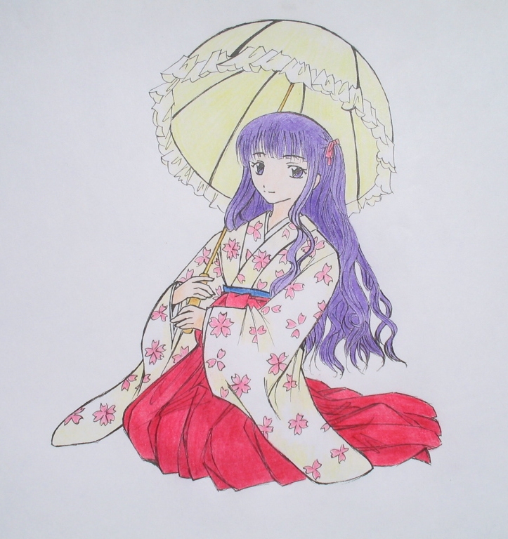 Tomoyo-chan ^^ (Little_Miss_Anime art trade) by saeki_annika