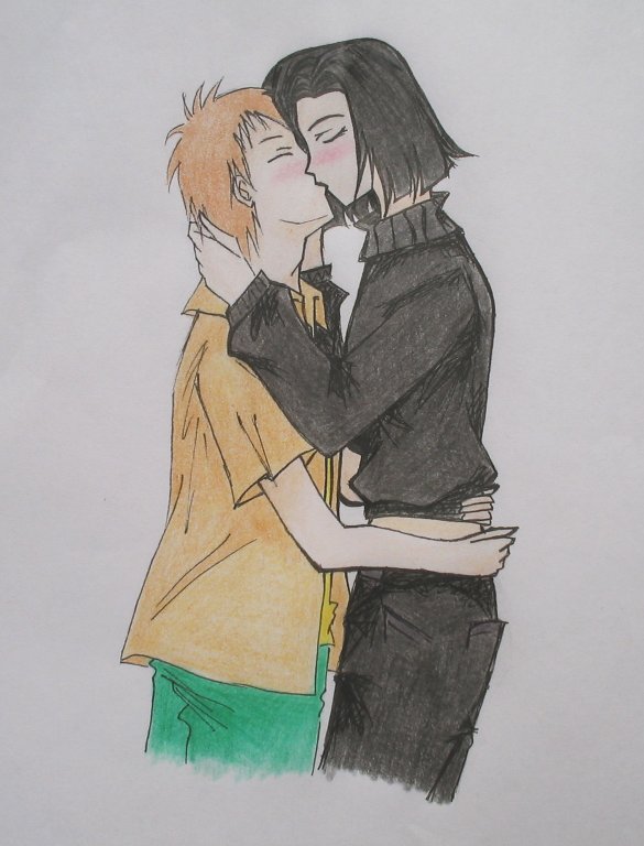 Yumi & Ulrich kissing *for Sephireth-Hopper* by saeki_annika