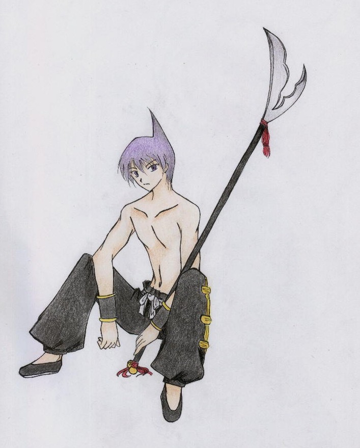Len shirtless *Little_Miss_Anime art trade* by saeki_annika